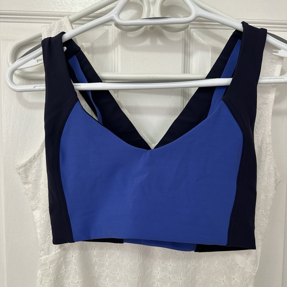 (Rare) lululemon Sweat Times Sports Bra - Moroccan Blue / Midnight Navy